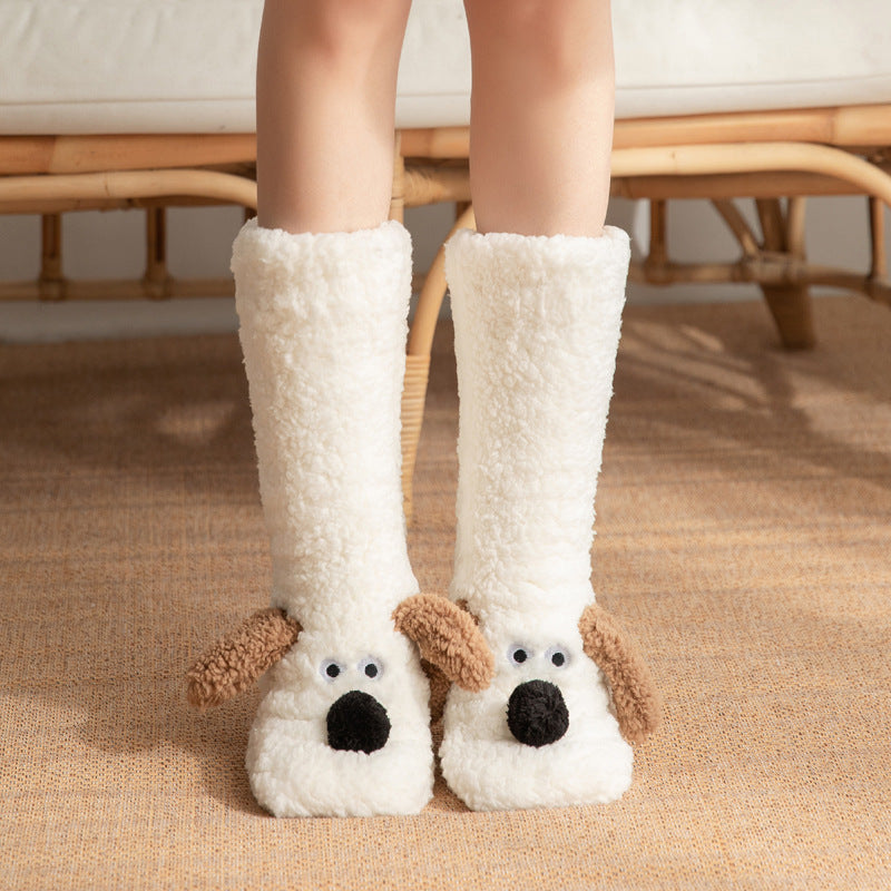 Chaussettes Snuky en peluche