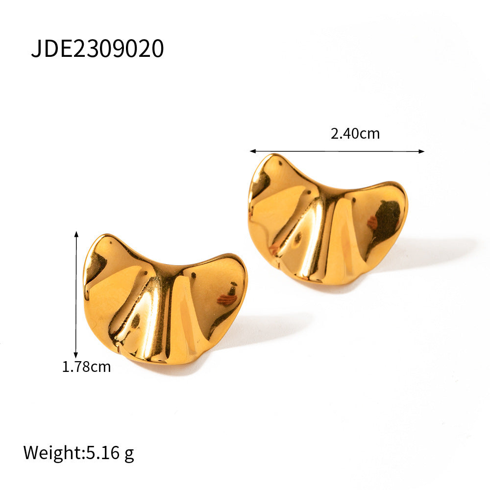 Boucles d'oreilles en acier inoxydable, titane, or