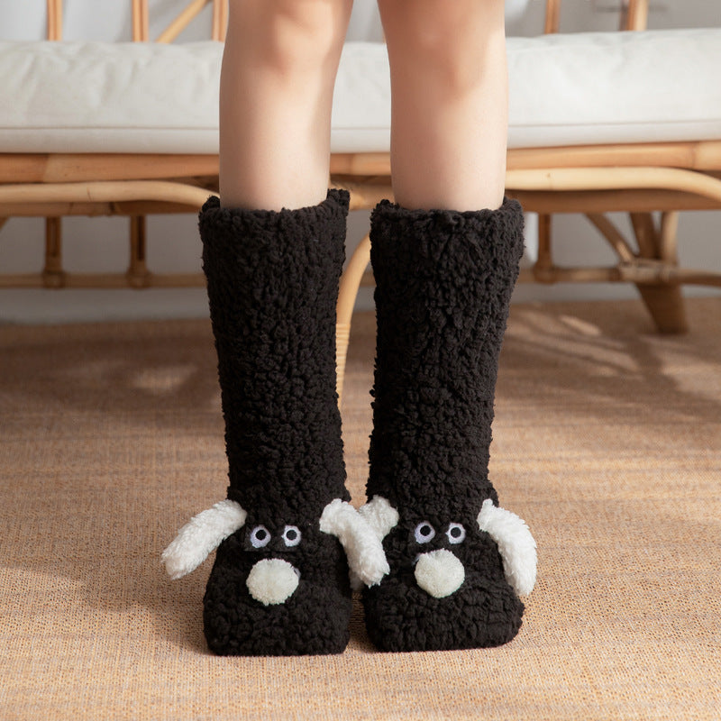 Chaussettes Snuky en peluche