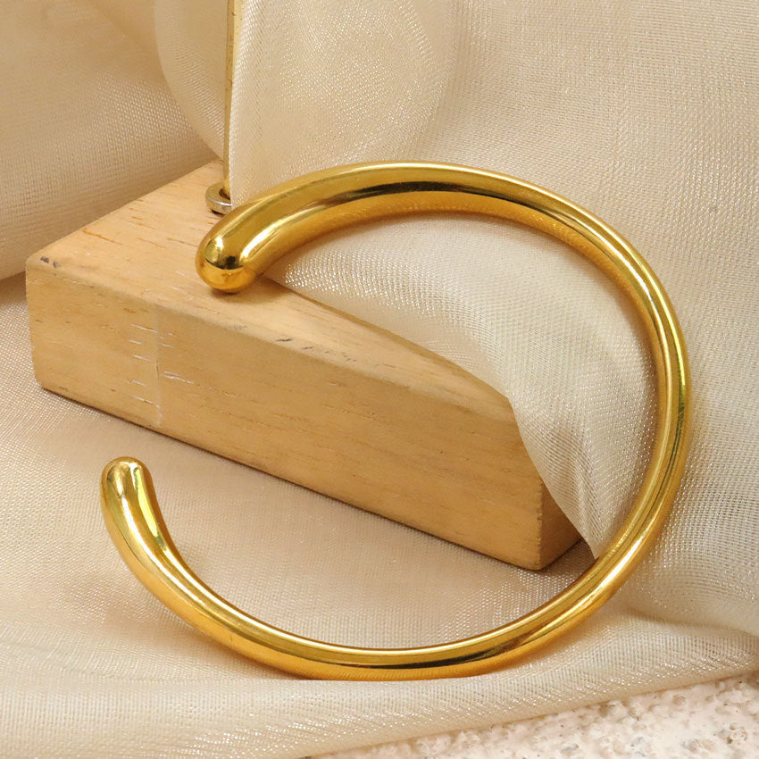 Bracelet lisse en acier inoxydable