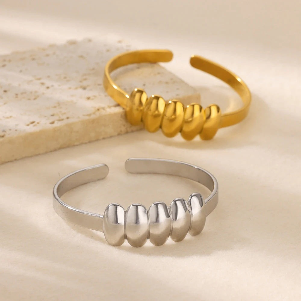Vintage Ocean Style Stainless Steel Bracelet