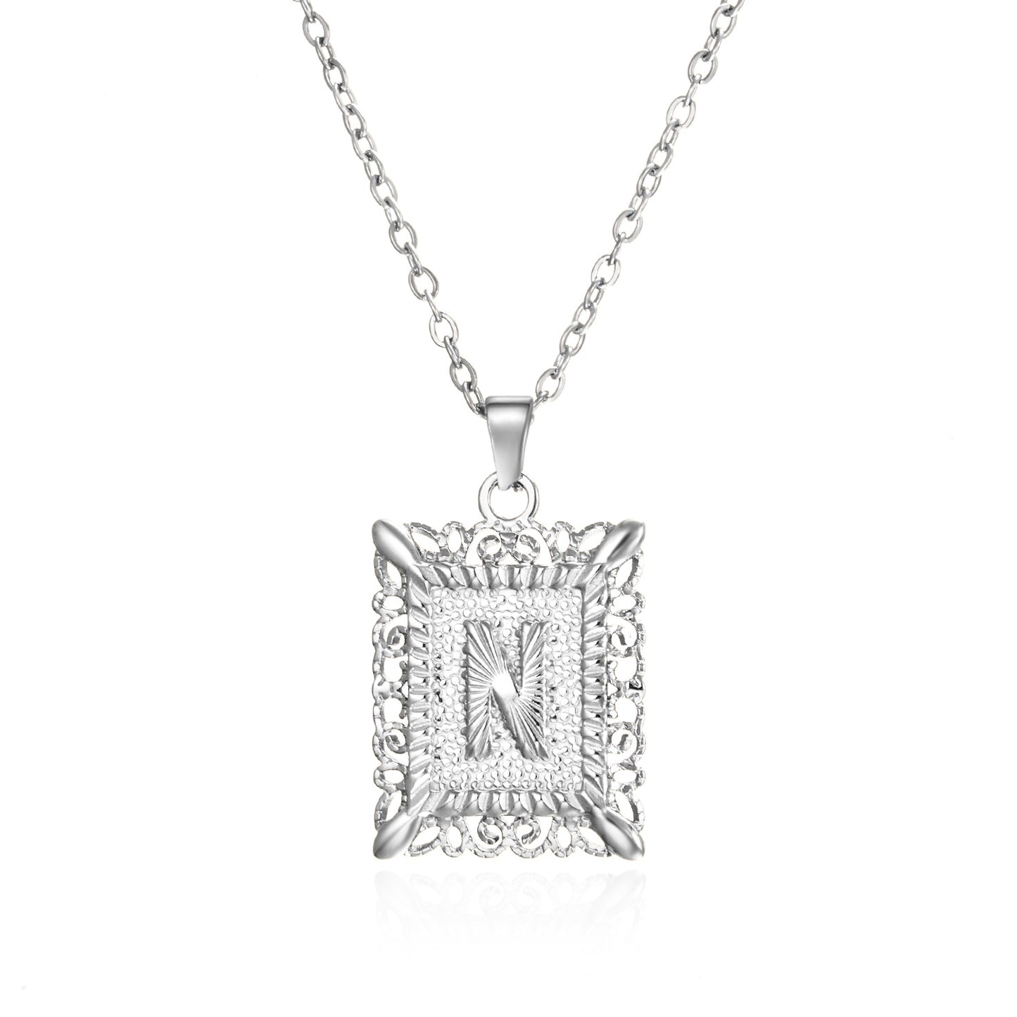 Collier ras du cou en acier inoxydable avec initiales de l'alphabet 26 pour homme et femme, couleur or, idéal pour une fête d'anniversaire ou comme cadeau.
