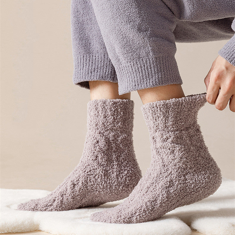 Chaussettes Snow en velours épais