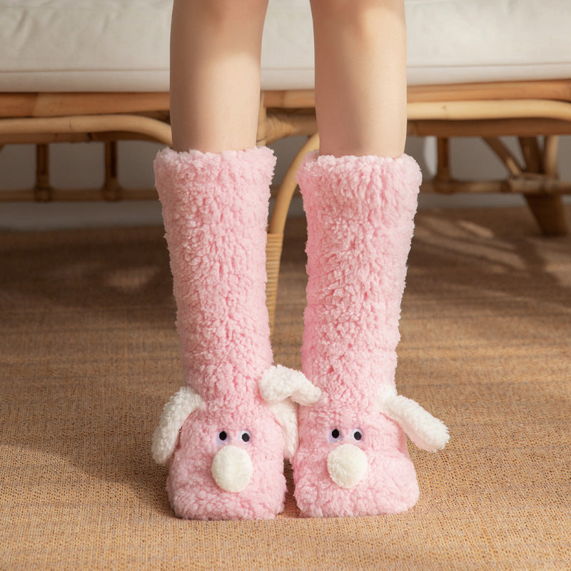 Chaussettes Snuky en peluche