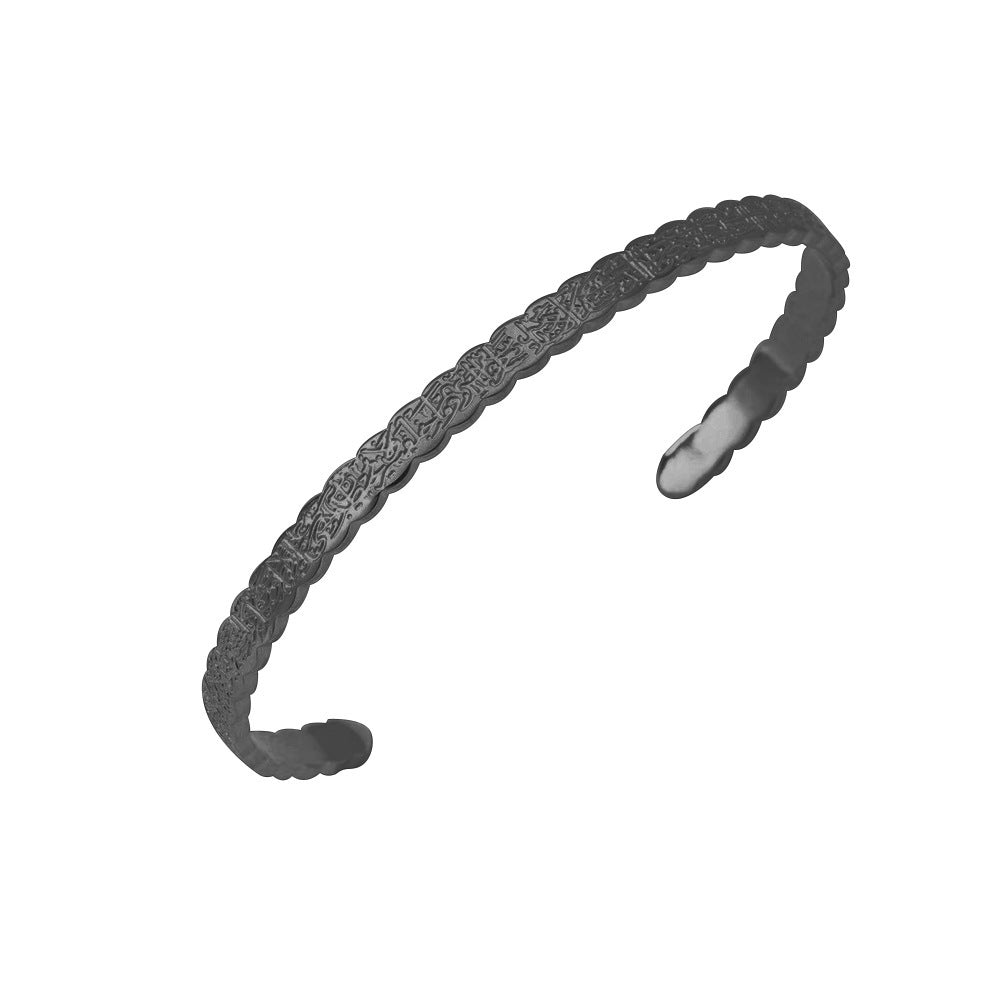 C- Shaped Stainless Steel Bracelet