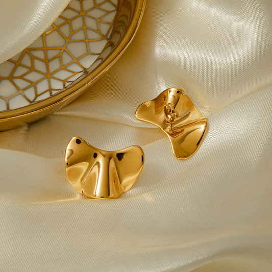 Boucles d'oreilles en acier inoxydable, titane, or